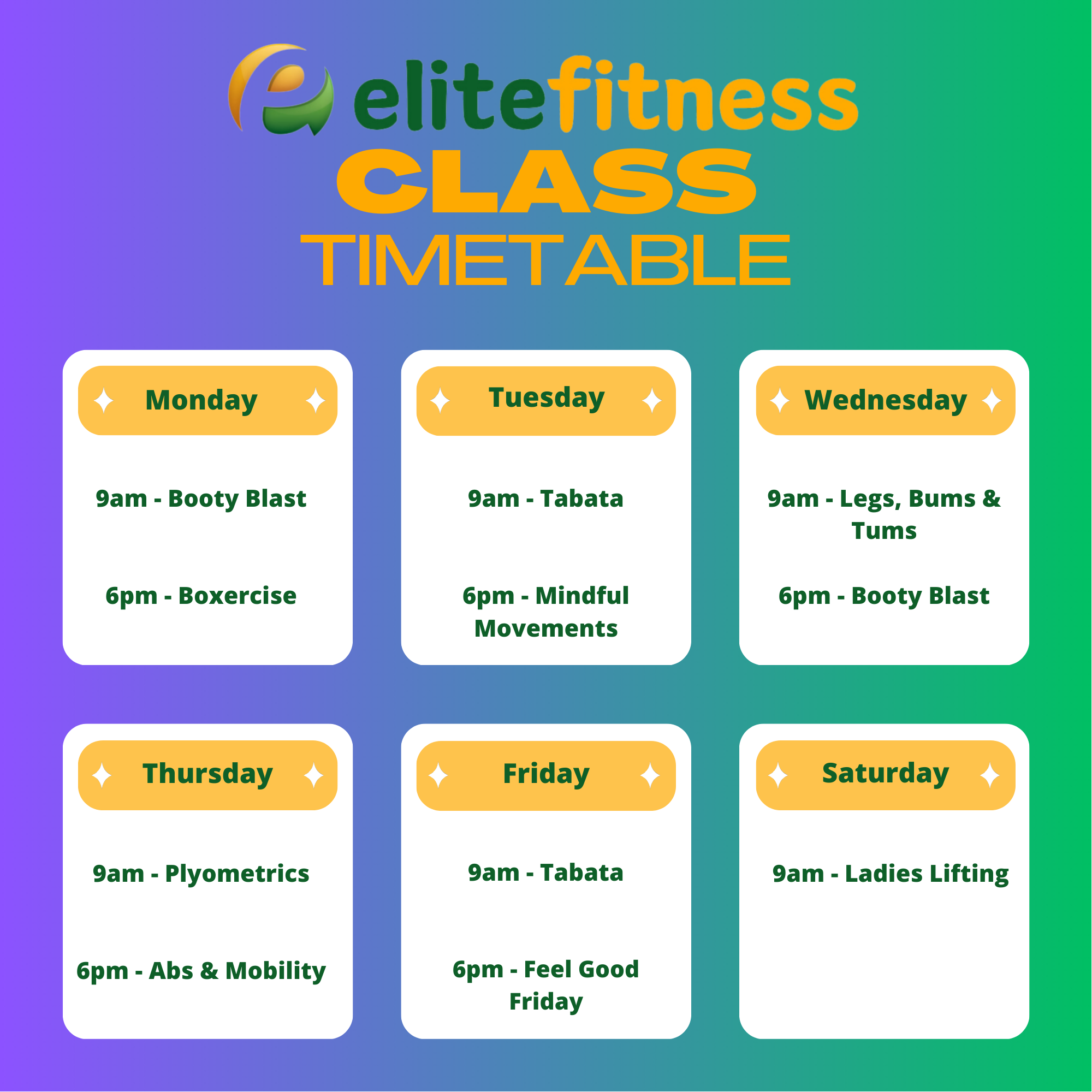 Class Timetable Sep 25